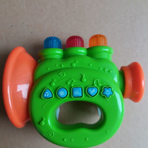 Baby trumpet with sounds and lights, new
