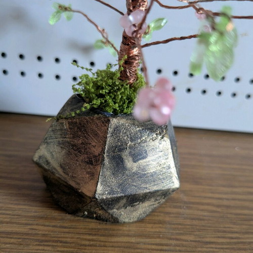Handmade tree new with painted plaster base