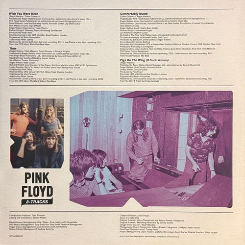 Pink Floyd 8-Tracks Limited Edition Colored Vinyl LP 12" New
