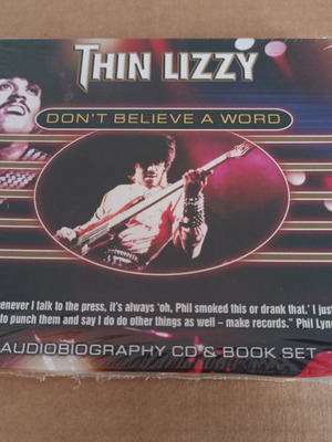Thin Lizzy Don't Believe A Word CD and book set sealed