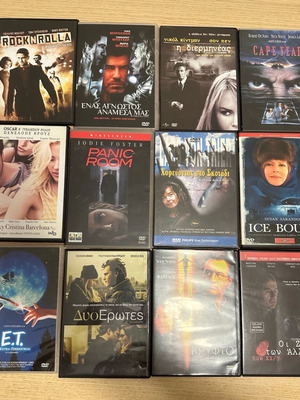 DVD movies like new, pack of 12
