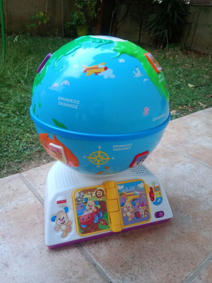 Fisher Price образователен глобус употребяван, гръцки език