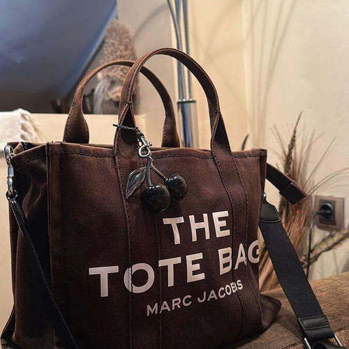Marc Jacobs tote bag medium with strap, black