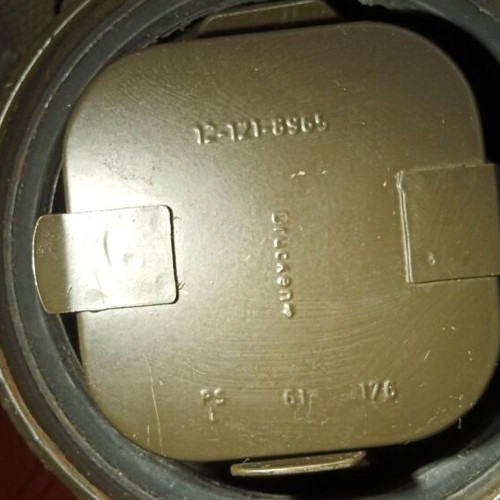 German gas mask and filter case used