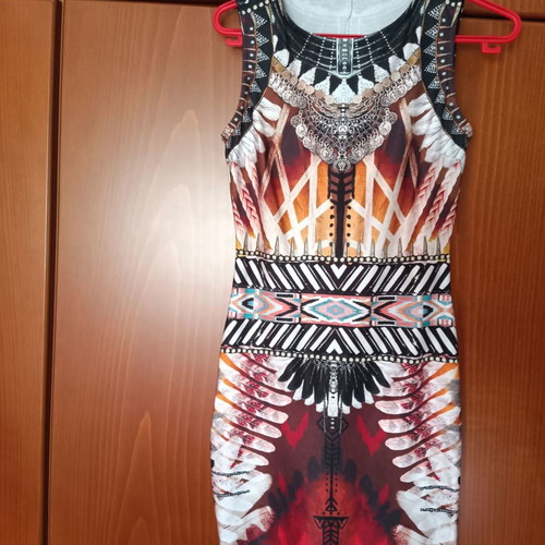 Peace and Chaos dress used, brown, size S/M