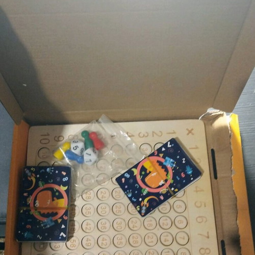Montessori wooden multiplication math game like new