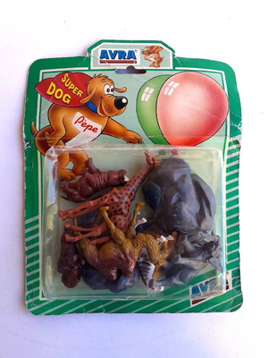 Wild animals Avra Toys 90s decade new sealed