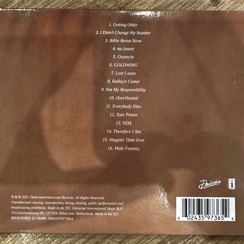 Billie Eilish Happier Than Ever CD, pop