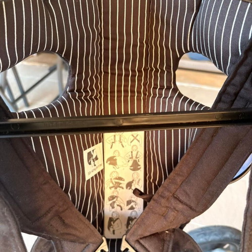 BabyBjörn Original baby carrier Black Pinstripe like new