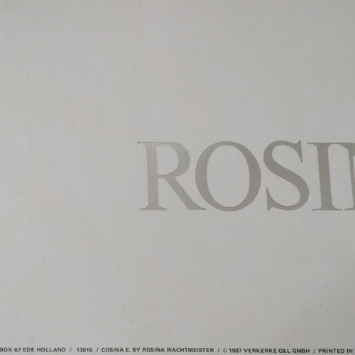 Rosina Wachtmeister silver print 93x62 cm collectible, like new