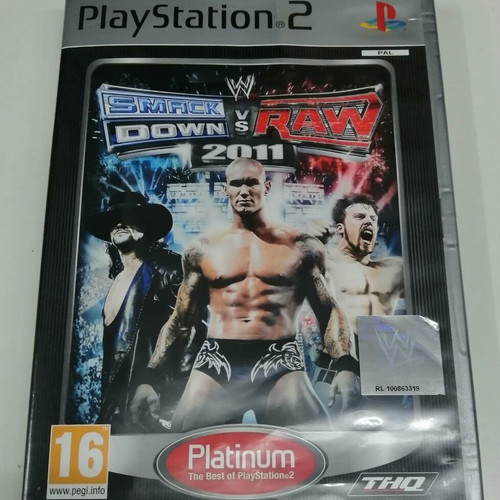 WWE SmackDown vs. Raw 2011 PS2 game, English