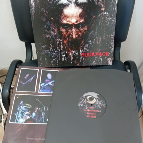 Addart Fuckface Vinyl EP like new, signed metal