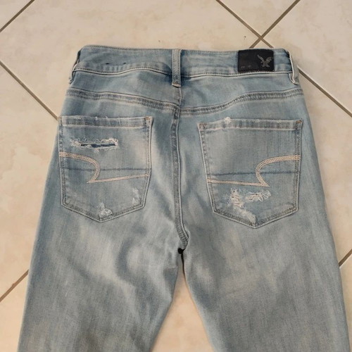 American Eagle High Rise Denim Jeggings S, never worn