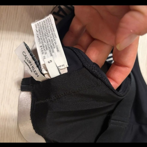 Calvin Klein swimming top like new, black, size S