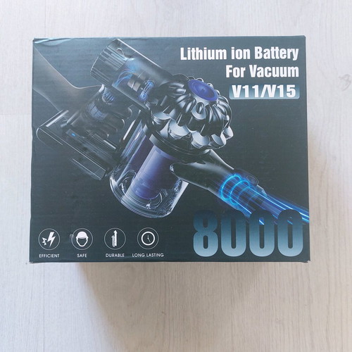 Battery pack 8000mAh with 2 HEPA filters for Dyson V11/V15 new