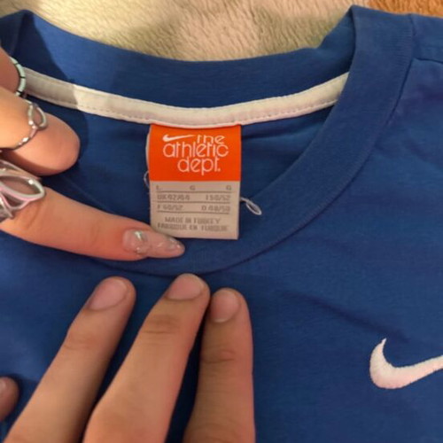Nike shirt blue, like new, size L