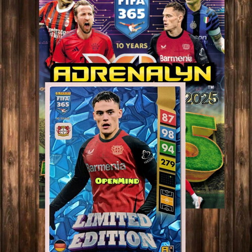 Florian Wirtz Limited Edition Fifa 365 2025 Andrenalyn XL card new