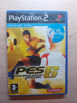 PES 6 για PlayStation 2 μεταχειρισμένο με κουτί και βιβλιαράκι