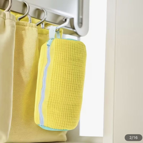 Shoe Washing Bag in Grey Blue Color