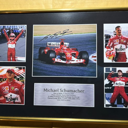 Michael Schumacher Signed Ferrari F1 A3 Poster new