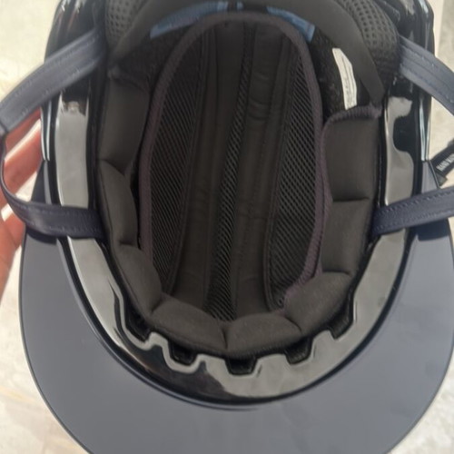 Equestrian helmet new, size M, dark blue