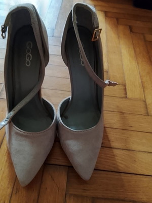 A To Z Greek high heel grey stiletto pumps, size 38