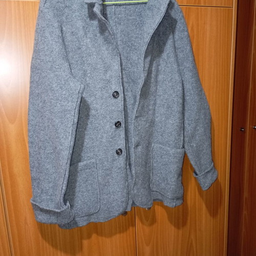 Wool cardigan Benetton new, gray, size XL