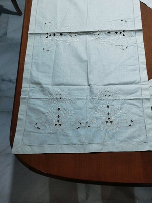 Beige table linens set like new