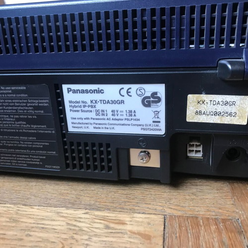 Τηλεφωνικό σύστημα Panasonic KX-TDA30 Hybrid IP-PBX σαν καινούργιο, χωρίς τροφοδοτικό