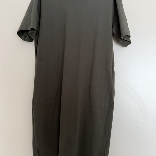 Max & Co. Midi T-Shirt Dress 100% Cotton, Size M, Like New, Khaki