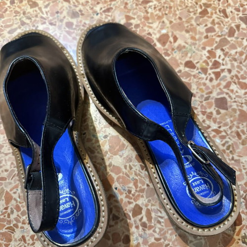 Jeffrey Campbell platform sandals size 41 like new black and blue