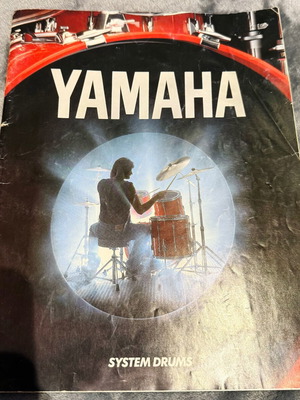 Κατάλογος Yamaha Sytem Drums 1987 μεταχειρισμένο