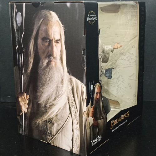 Weta Workshop Lord of the Rings Saruman the White Figure new