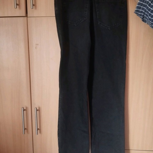 Zara black straight fit jeans like new, size S