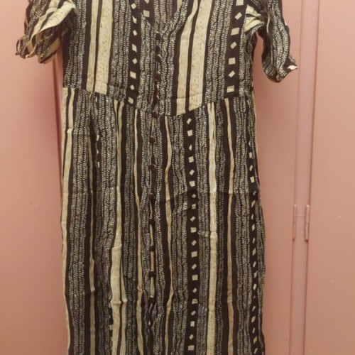 Dress one size 100% cotton with waist cord like new