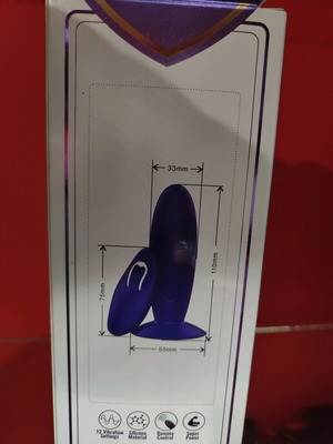 Vibrating plug with remote control new