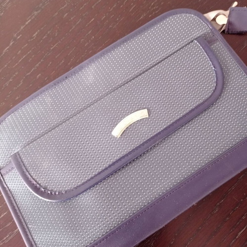Toiletry bag EKG like new, blue