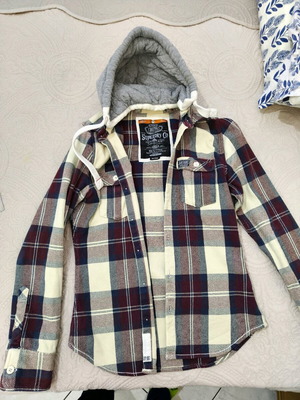 Superdry яке суитшърт риза мъжко като ново, Medium до Small