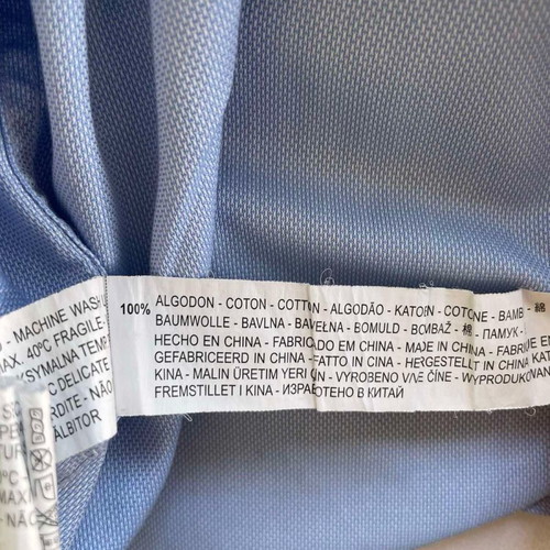 Zara men's shirt slim fit blue like new, size S