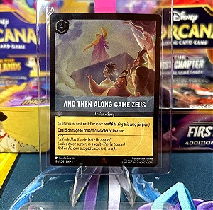 And then along came Zeus foil card Lorcana Disney holographic