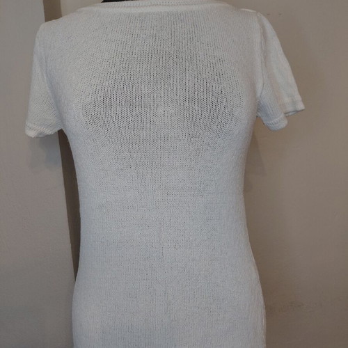 Knitted summer blouse Esti white size L like new