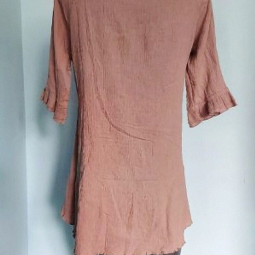 Saint Tropez tunic like new with handmade lace decorations