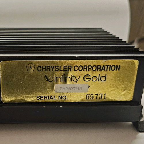 Infinity Gold car amplifier used