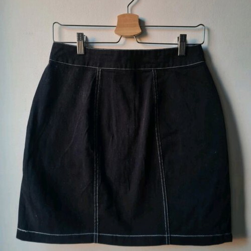 Karl Kani denim skirt new, black, size M