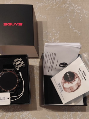 Smartwatch 3GW6802 Black Stainless Steel Bracelet like new