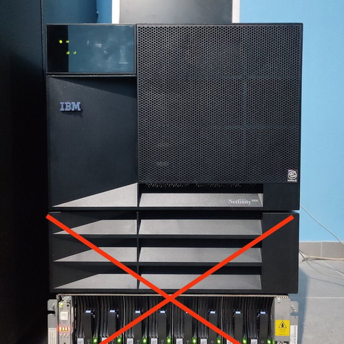 IBM Netfinity 5500 Server used, Dual Pentium II 400MHz, 2x256MB RAM