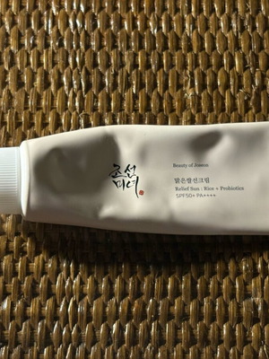 Beauty of Joseon rice and probiotics spf 50+ used
