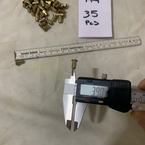 Metal Threaded Rivet Set like new