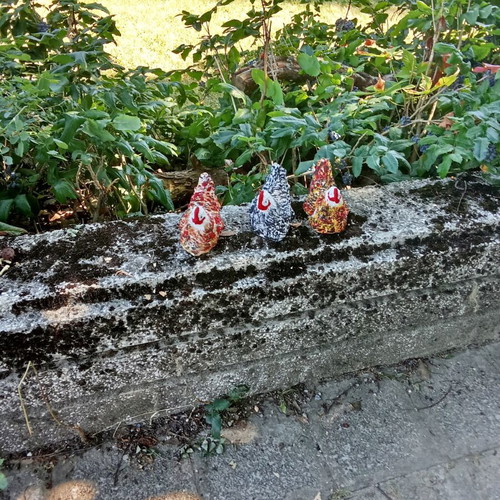 Handmade garden figurine new, weather resistant