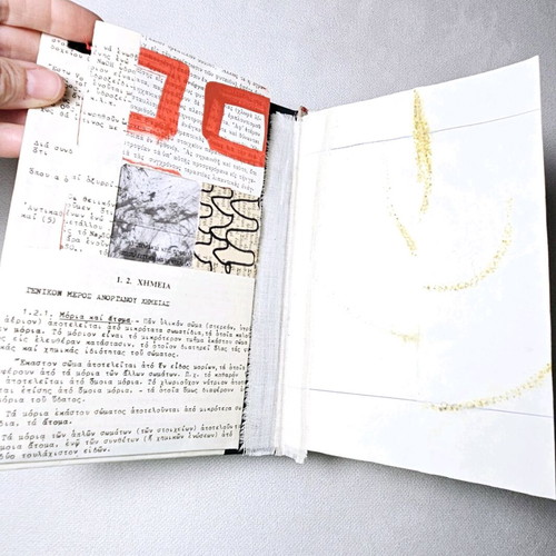 Handmade notebook for notes, thoughts, and ideas